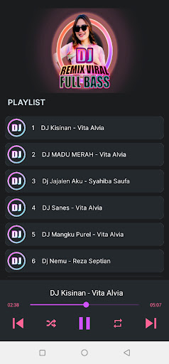 Lagu DJ Remix Viral Offline Screen 3