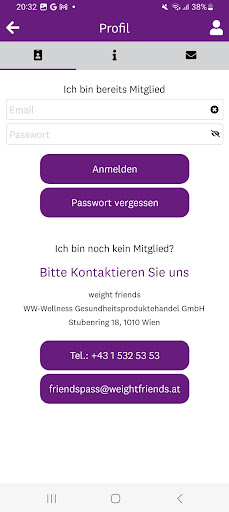weight friends Ausweis Screen 3