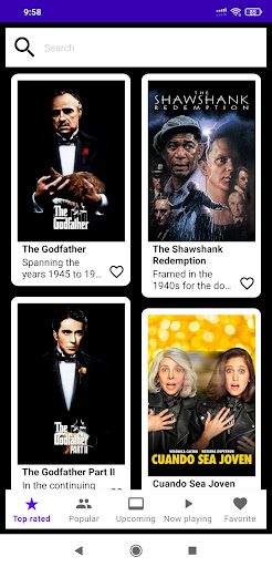 Movie Db Portfolio Project Screen 2
