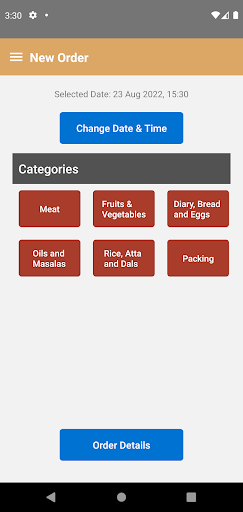 Clorder Inventory Manager Screen 3