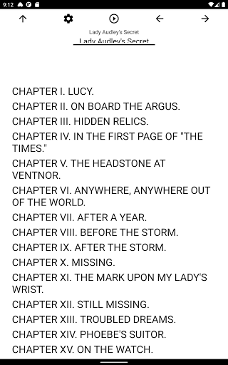 Book, Lady Audleys Secret Screen 3