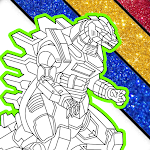 Cover Image of Unduh Robot Rangers Coloring Book  APK