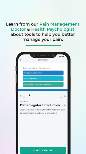 Android application PainNavigator screenshort