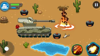 Game screenshot Tank battle: Tanks War 2D hack
