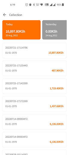 Android application Faida - Delivery App screenshort