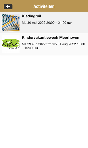 MeerhovenApp Screen 3