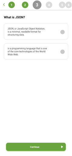 Edoc: Learn JSON Screen 3