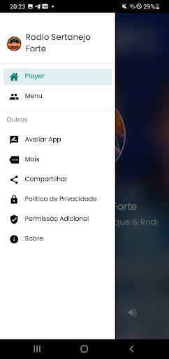 Rádio Sertanejo Forte Screen 3