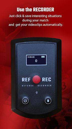 Android application Referee Recorder screenshort