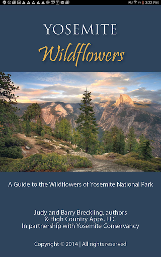 Screenshot of Yosemite Wildflowers