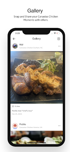 Screenshot of Canastas Chicken