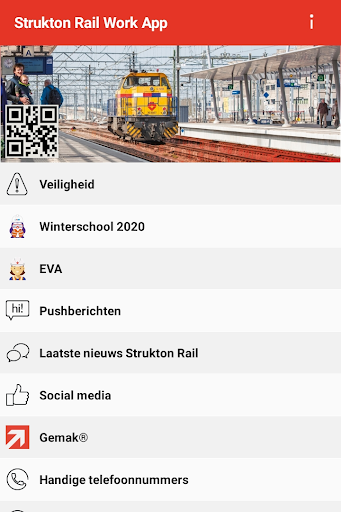 Android application Strukton Rail Work App screenshort