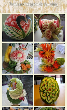 果物と野菜の彫刻のおすすめ画像2