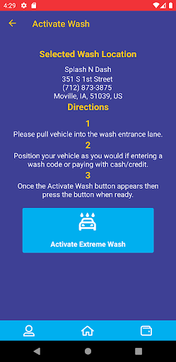 Splash-N-Dash Car Wash Screen 3