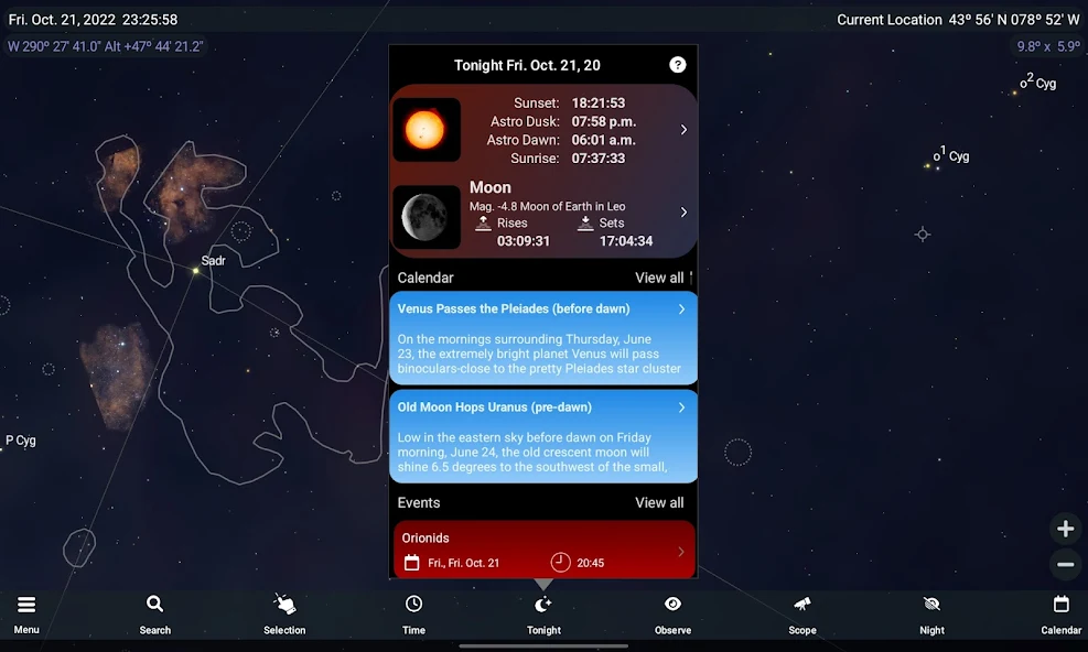 SkySafari 7 Pro Captures 10