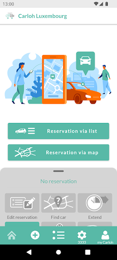 Android application Carloh Carsharing screenshort