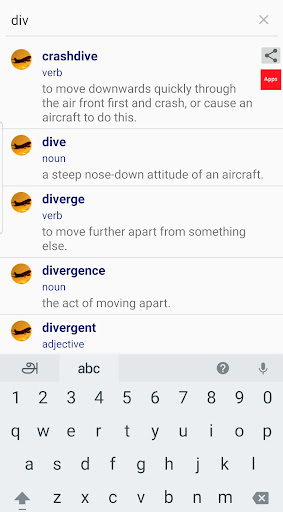 Aviation Dictionary 4K+ Words Screen 3