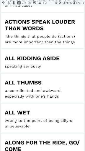 American Phrases Screen 2