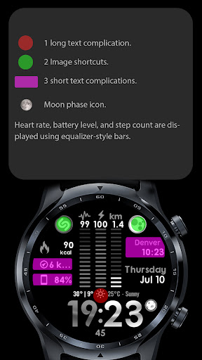 Digital Watch Face CRC069 screenshot 1