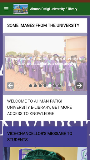 A. P. U DIGITAL LIBRARY Screen 3