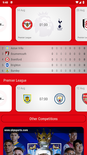 Android application Brentford FC Fan App screenshort