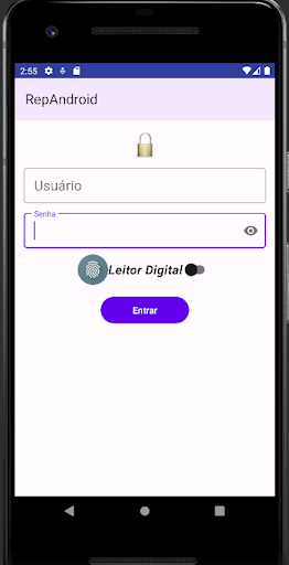 Android application RepAndroid screenshort