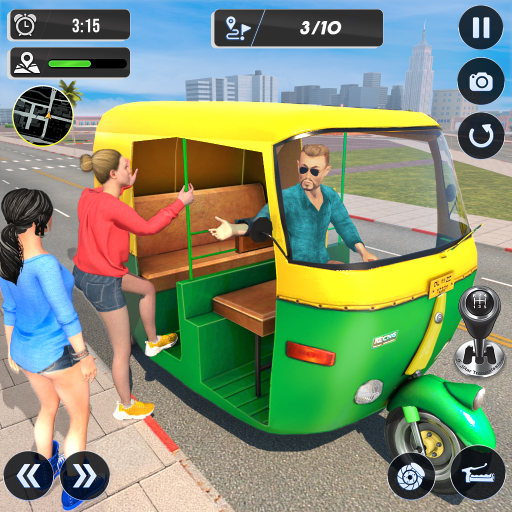 Tuk Tuk Auto Driving Games 3D