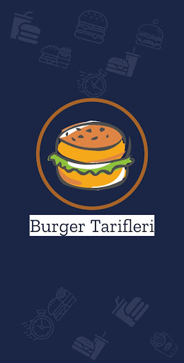 Android application Hamburger Tarifleri screenshort