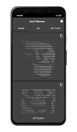 Ascii Memes Screen 2