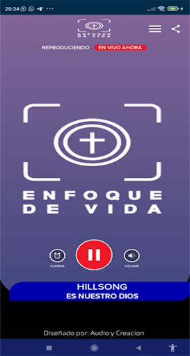 Android application Radio Enfoque De Vida online screenshort
