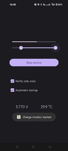 Charge Notifier Screen 2