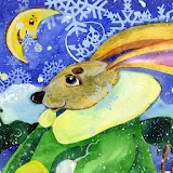 Lullaby Bunny named Grishutka icon