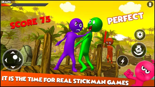 juego de lucha stickman
