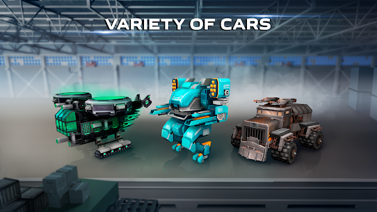Blocky Cars tank games, online Mod Apk Download 10