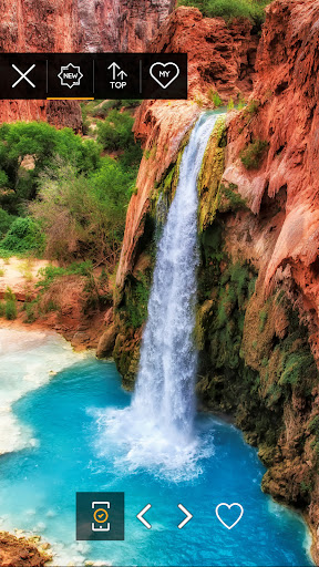 Wallpapers with waterfalls Screen 3