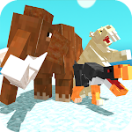 Cover Image of Télécharger Blocky Dino Park Ice Age Arena  APK