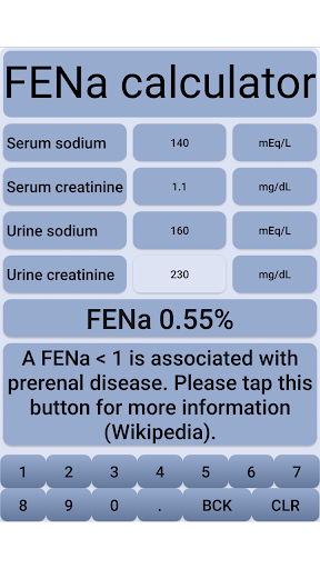 FENa - Fractional Excretion of Screen 2