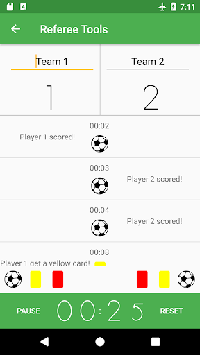 Referee Tools Screen 3