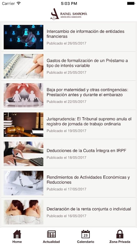 San Roma Asociados Screen 2