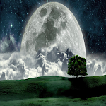 Cover Image of डाउनलोड moon wallpaper-moon background 1 APK