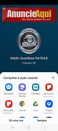 Rádio Guaribas FM 104,9 Screen 3