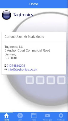 Android application Tagtronics Homecare screenshort