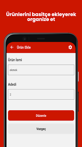 Alışveriş Listesi Screen 3