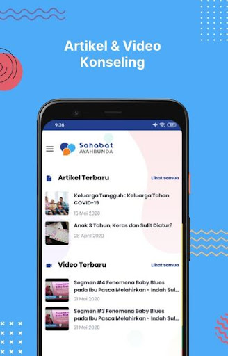 Android application Sahabatku - Konseling Psikolog screenshort