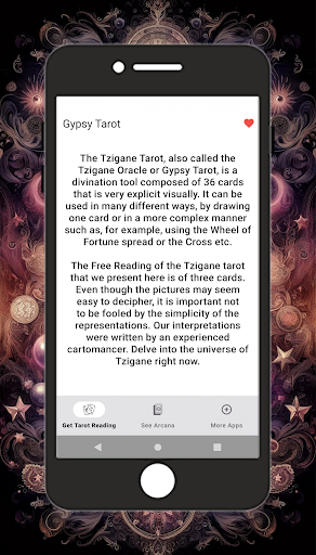 Gypsy Tarot Screenshot 1 - AppWisp.com