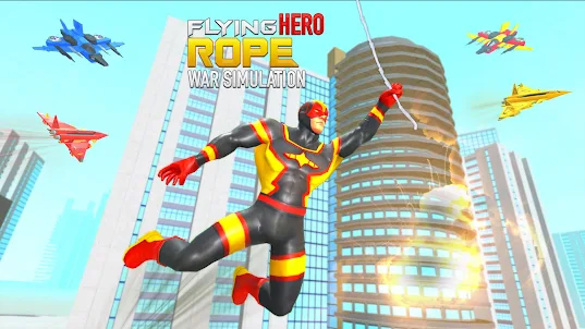 Rope Hero: Flying Spider Games