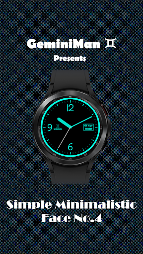 Android application Simple Minimalistic Face 4 screenshort