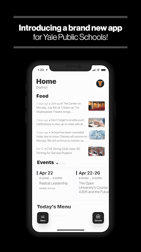 Android application Yale Oklahoma Public School screenshort