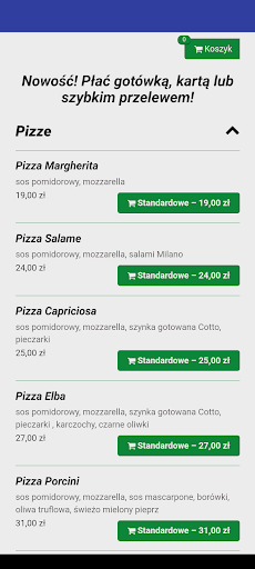 Android application Trattoria Romeo i Julia screenshort