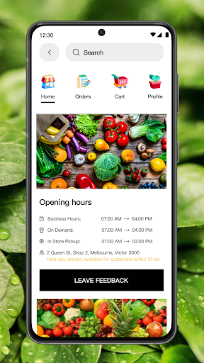 Android application Biviano Fresh screenshort
